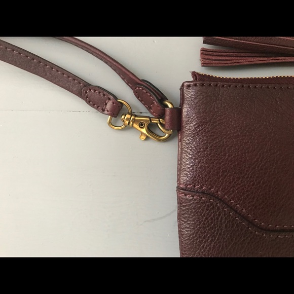 NWT Frye Wristlet Leather Wine color - Picture 5 of 11
